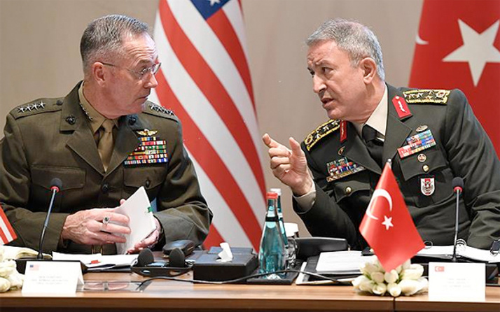 Hulusi Akar Dunford ile telefonda görüştü