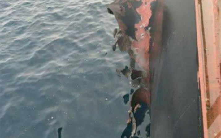Yemen açıklarında Türk gemisinde büyük patlama