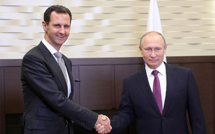Soçi'de sürpriz Putin- Esad görüşmesi