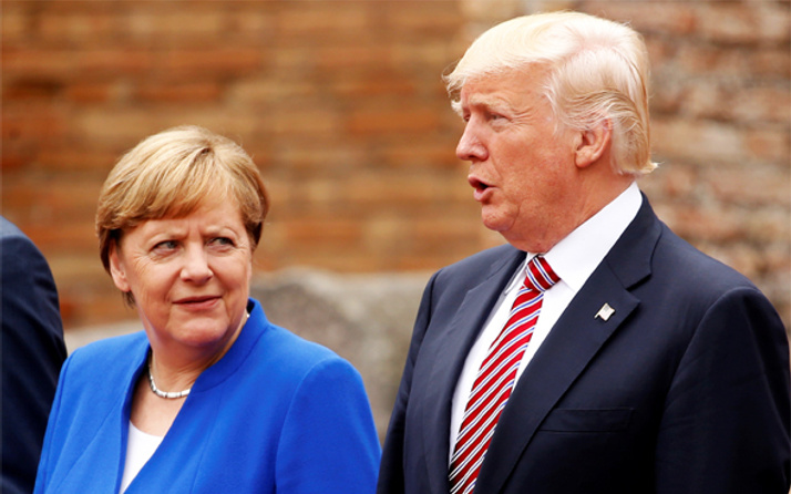 Trump'tan Almanya'ya baskı iddiası