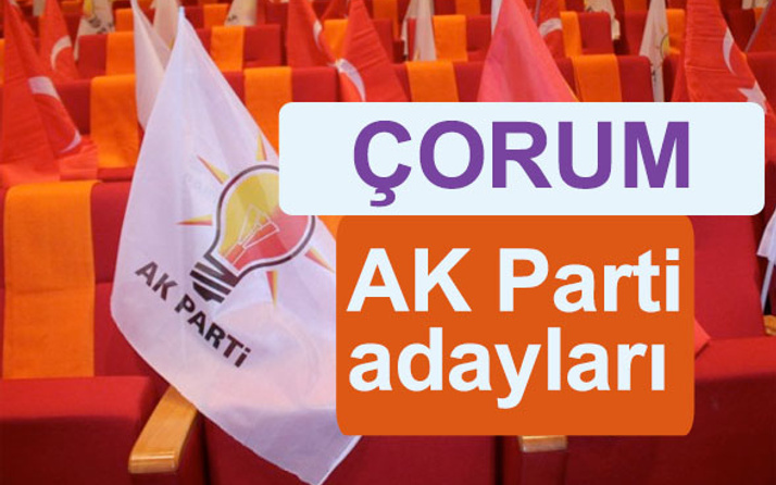 AK Parti Çorum milletvekili adayları kimler 2018 listesi