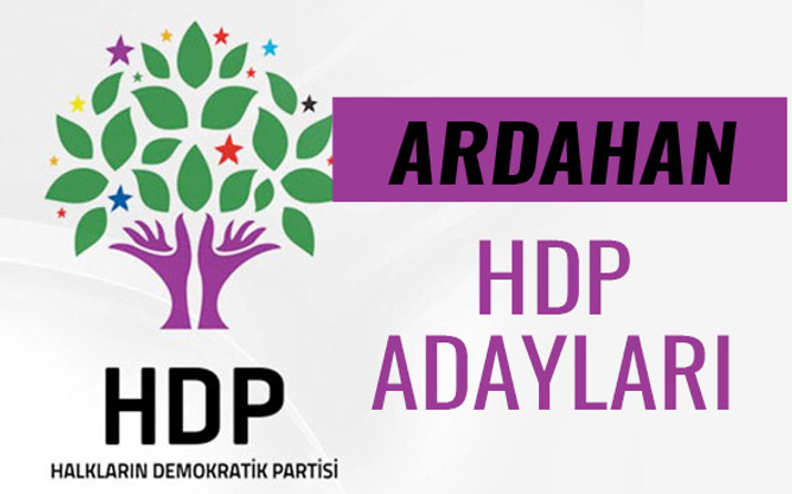 HDP Ardahan milletvekili adayları 27. dönem listesi