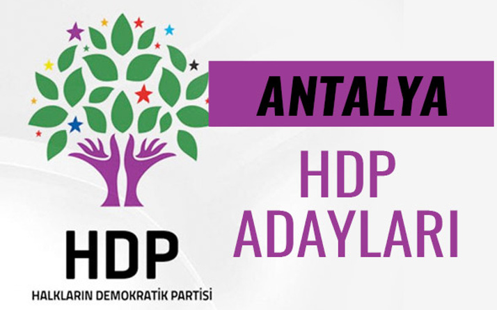HDP Antalya milletvekili adayları 27. dönem listesi