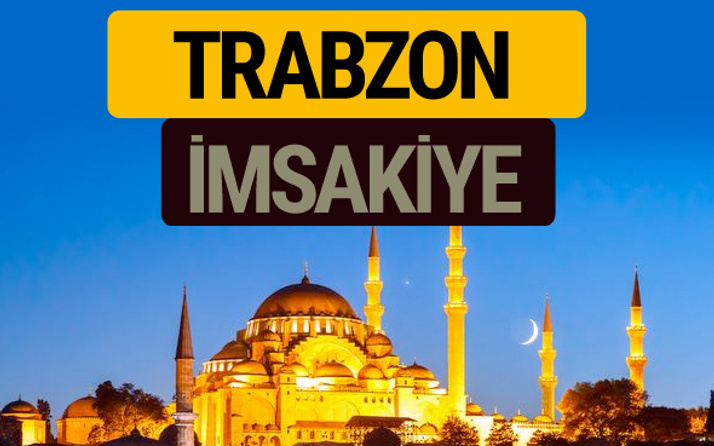 2018 İmsakiye Trabzon- Sahur imsak vakti iftar ezan saatleri