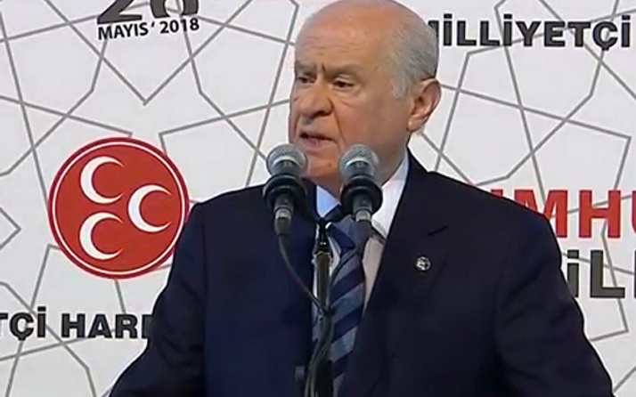MHP seçim beyannamesi Devlet Bahçeli açıkladı