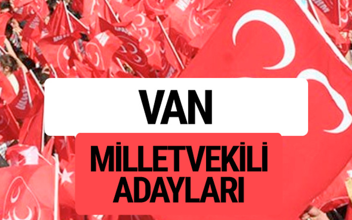 MHP Van milletvekili adayları 2018 YSK kesin listesi