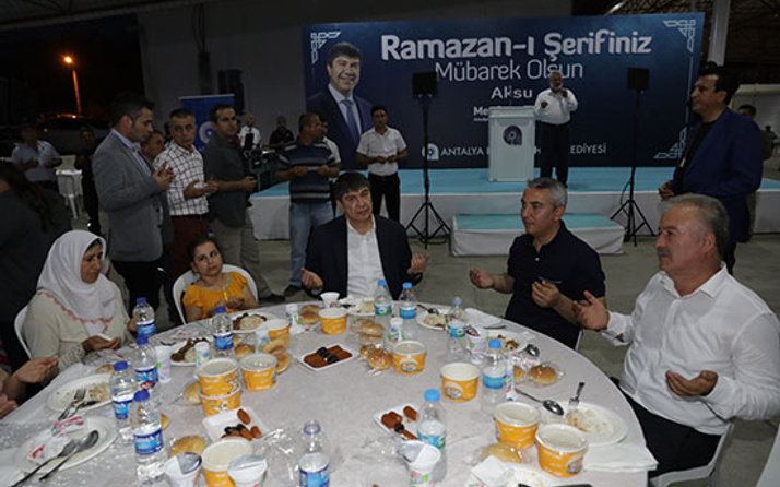 Başkan Türel iftarda Aksulularla buluştu