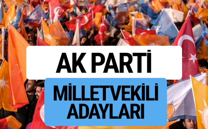 AKP milletvekili adayları YSK AK Parti il il kesinleşen listeler