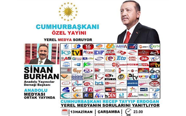 Cumhurbaşkanı Erdoğan Yerel Medya Soruyor’a konuk oluyor