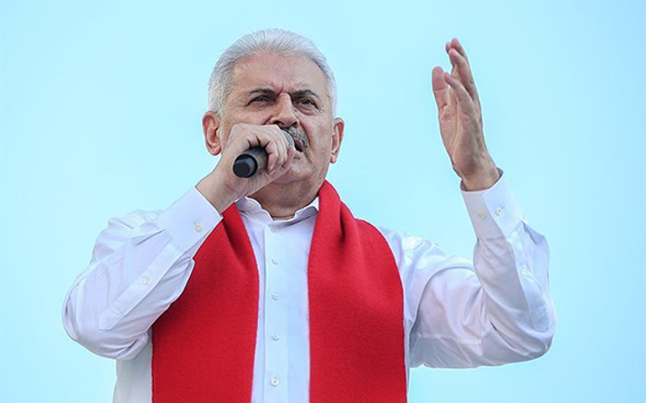 Başbakan Yıldırım İzmir mitinginde konuştu