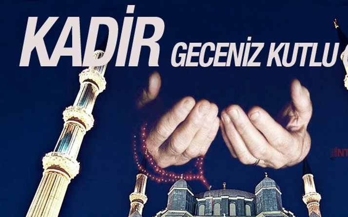 Kadir Gecesi mesajları resimli kutlama sözleri Kadir Gecesi tebrik kartları-2018