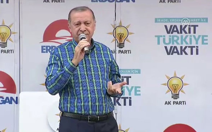 Erdoğan: Demirtaş'ı ziyaret teröristlere destek vermektir