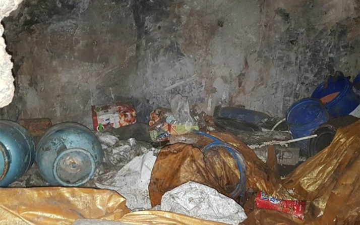 Hakkari'de PKK'ya ait sığınak bulundu