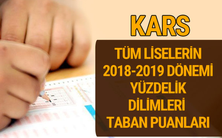 kars lise taban puanlari 2018 2019 nitelikli okullar lgs yuzdelik dilimleri internet haber