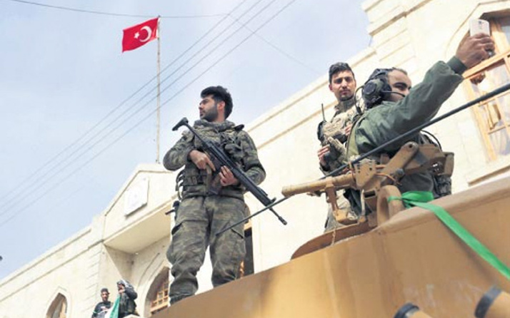 Afrin'deki Türk askeriyle ilgili dikkat çeken yazı