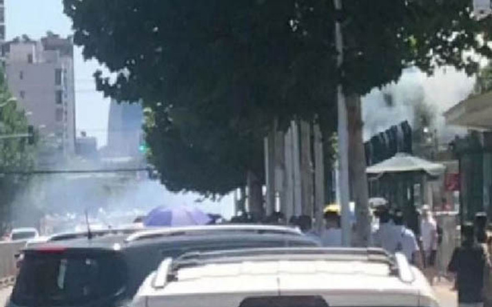 ABD Büyükelçiliği önünde patlama!