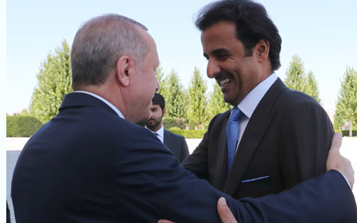 Katar Emiri mesaj verdi Erdoğan paylaştı