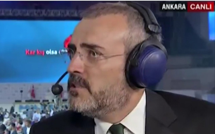 AK Parti Sözcüsü Mahir Ünal'ın salonda duygulandığı anlar!