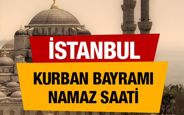 İstanbul saat 07.00'de bayram namazı kılacak Diyanetin namaz saatleri