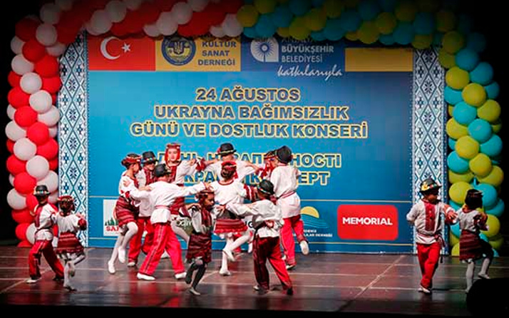 Antalya’da Ukrayna Bağımsızlık Günü kutlandı