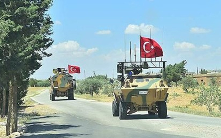 Türk askeri Münbiç'de devriyeyi tamamladı