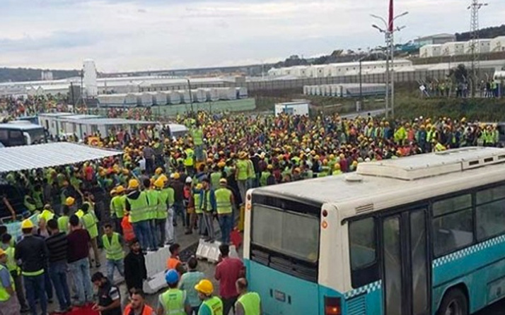 Üçüncü Havalimanı inşaatında eylem!