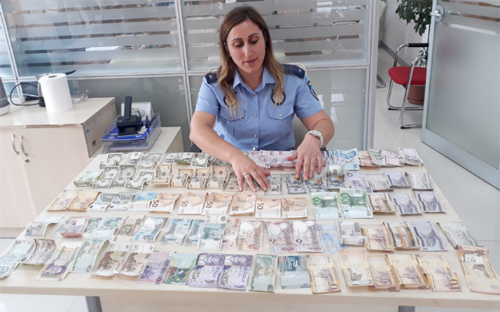 Pendik'te dilencinin üzerinden 15 farklı para birimi çıktı
