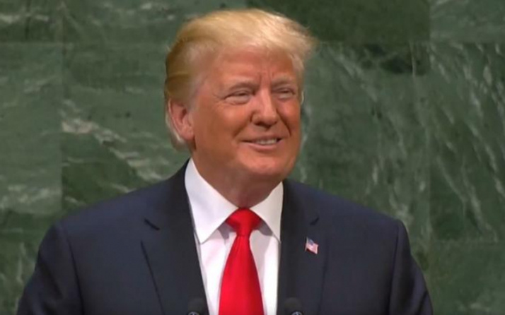 Trump'ın konuşması BM temsilcilerini güldürdü!