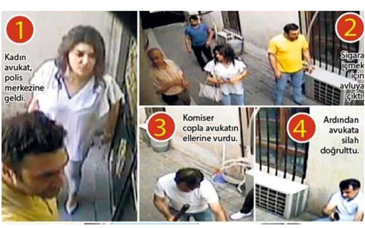 Skandal! Polis amiri karakolda kadın avukatı dövüp silah çekti