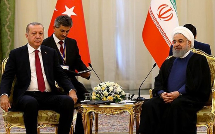 Üçlü zirve öncesi Erdoğan Putin ve Ruhani'den kritik görüşme