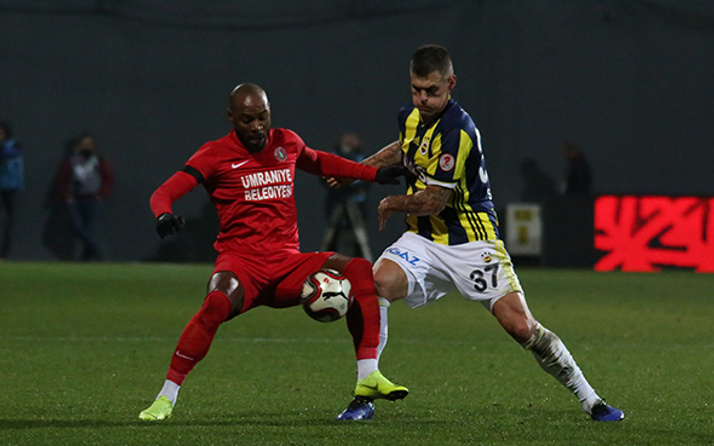Ümraniyespor Fenerbahçe Türkiye Kupası maçı golleri ve geniş özeti