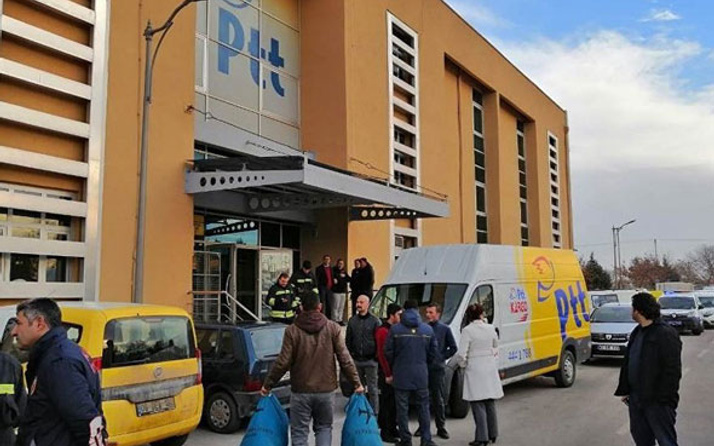 Konya�da PTT�de patlama! Polis olay yerinde yaralılar var Haber