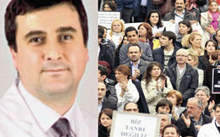 Doktorlar yürürken profesör dövüldü!