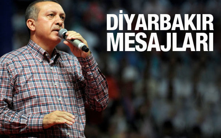 Erdoğan'dan Diyarbakır mesajları