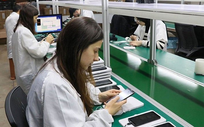 Yüzde 60 yerli ilk akıllı telefon Samsun'da üretiliyor