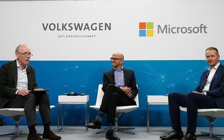 Volkswagen ve Microsoft ‘bulut’ta anlaştılar