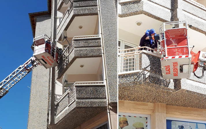 Elazığ'da bir apartmanda korkutan yangın! İçeride 5 kişi vardı
