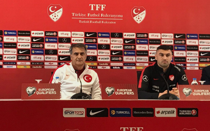 Şenol Güneş basın toplantısında Burak Yılmaz'a takıldı