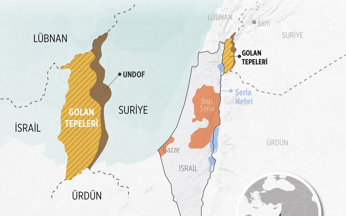 ABD Golan Tepelerini İsrail topraklarına kattı