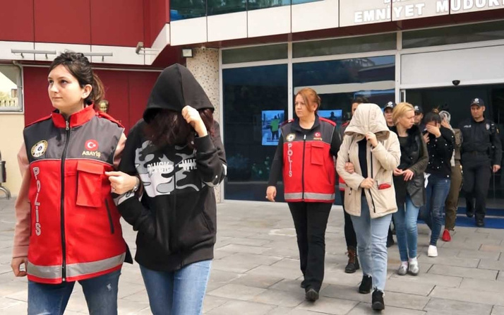 Taksitli fuhuş operasyonunda 15 tutuklama