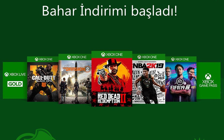 Xbox'larda 22 Nisan'a kadar yüzde 65'e varan indirim