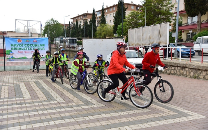 “Haydi Çocuklar Bisikletle Okula” etkinliğinin ikincisi düzenlendi