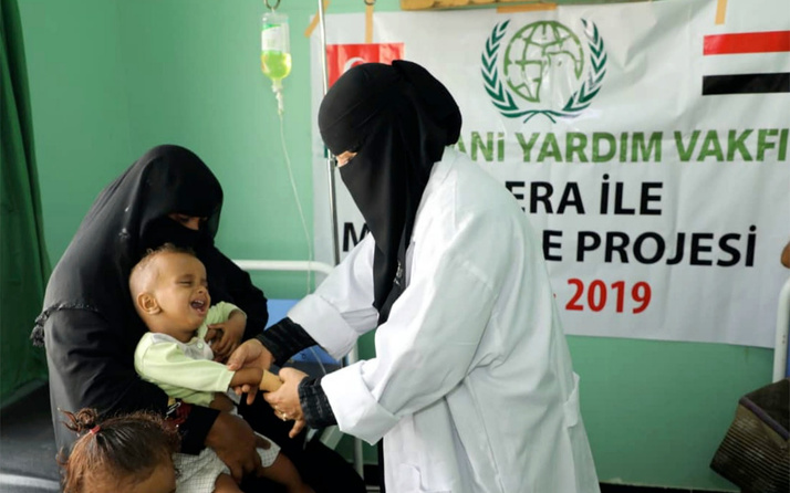 İHH İnsani Yardım Vakfı'ndan Yemen’de kolera ile mücadele