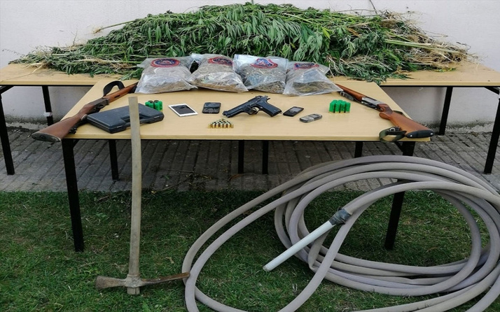 Çanakkale'de ormandaki uyuşturucu drone ve foto kapanla bulundu!