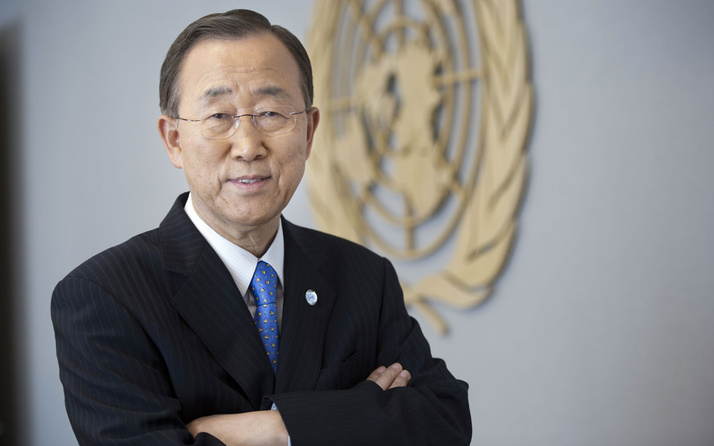 Eski BM Genel Sekreteri Ban Ki Moon'ndan Erdoğan'a Barış Pınarı övgüsü