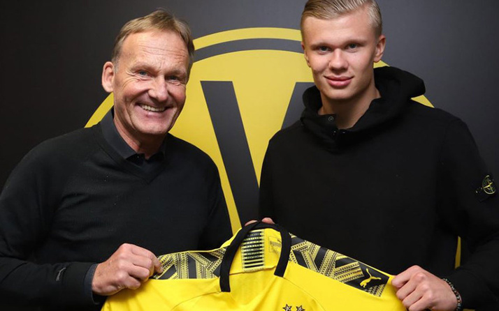 Borussia Dortmund, Erling Haaland'ı transfer etti