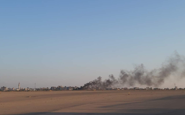 Trablus'ta havaalanına roketli saldırı! Uçuşlar durduruldu
