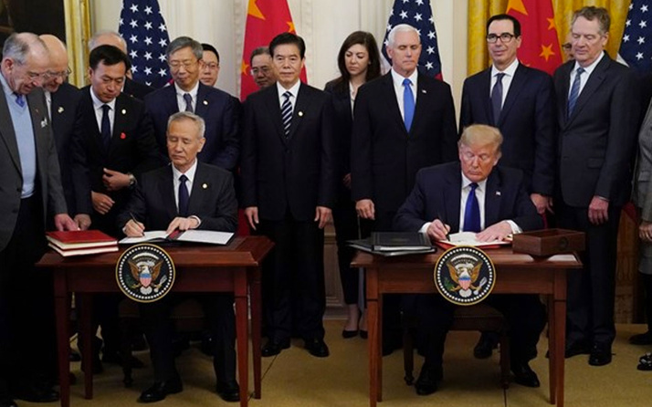 ABD-Çin ticaret savaşını bitiren imzalar atıldı