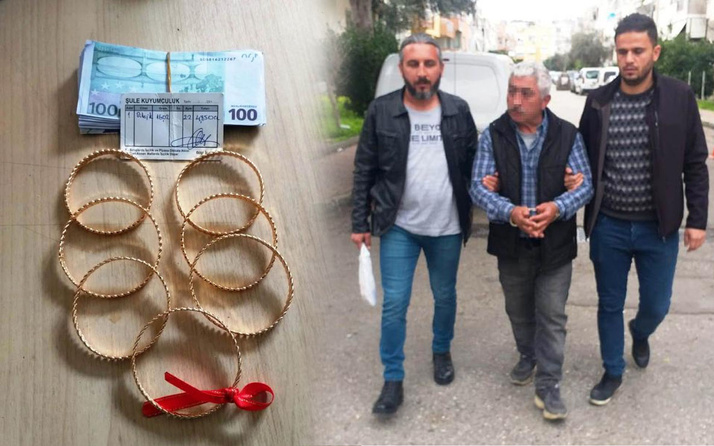 Antalya'da sahte altınları satmaya çalışırken baltayı taşa vurdu