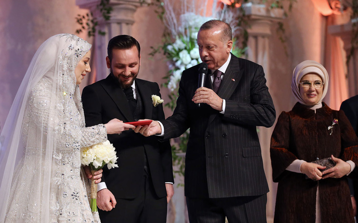 Cumhurbaşkanı Recep Tayyip Erdoğan'ın yeğeni dünyaevine girdi